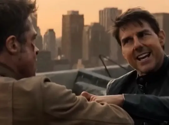Video of Tom Cruise and Brad Pitt Fight Scene Sparks Panic in Hollywood